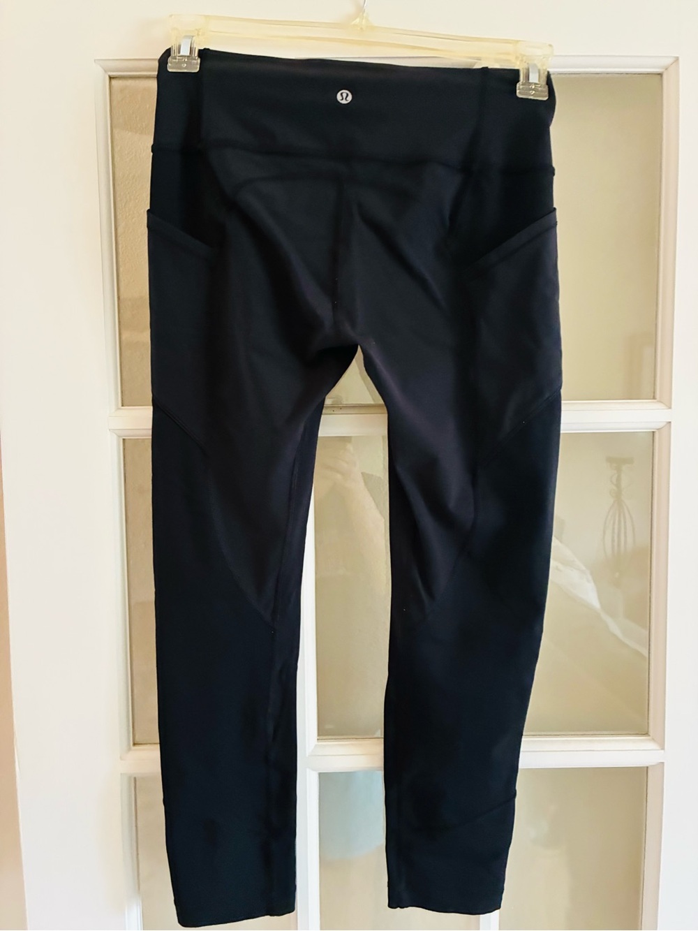 lululemon athletica Black Athletic Leggings with Side Pockets